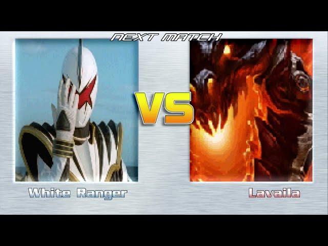 White Ranger vs Lavaila. MUGEN