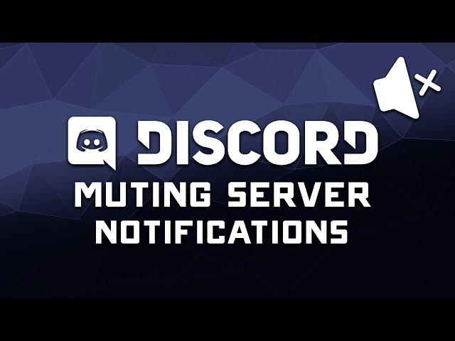 How to Mute/Block Discord Server Notification Spam from the Sidebar - Tutorial