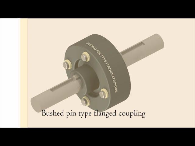 Bushed-pin type flanged coupling dis-assembly animation | Shaft Couplings | Autodesk Inventor