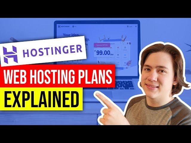  Hostinger Web Hosting Plans Explained  Shared Web Hosting, WordPress Hosting, VPS, Cloud Hosting