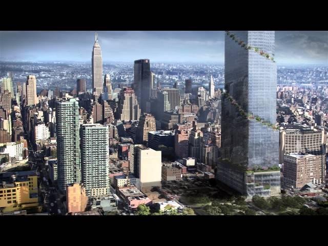 BIG unveils 300m-tall New York skyscraper