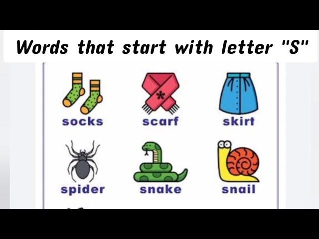 S letter words / Words That Start With Letter S in english alphabet