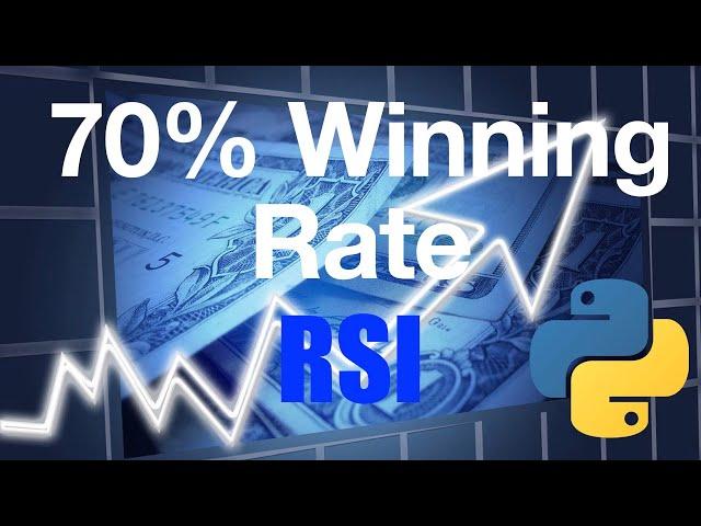 How to build a RSI Trading Strategy and Backtest over 500 stocks in Python [70% Winning Rate]