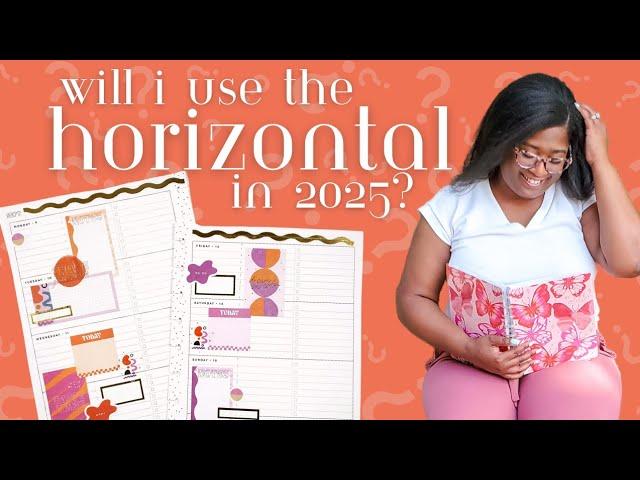 New Happy Planner Horizontal Layout Review & Plan With Me Part 1 | Will I Use It In 2025 Setup?