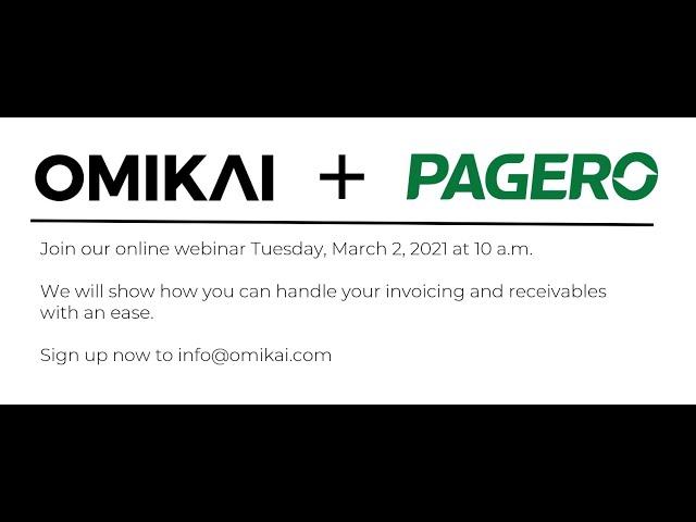 Webinar Omikai + Pagero