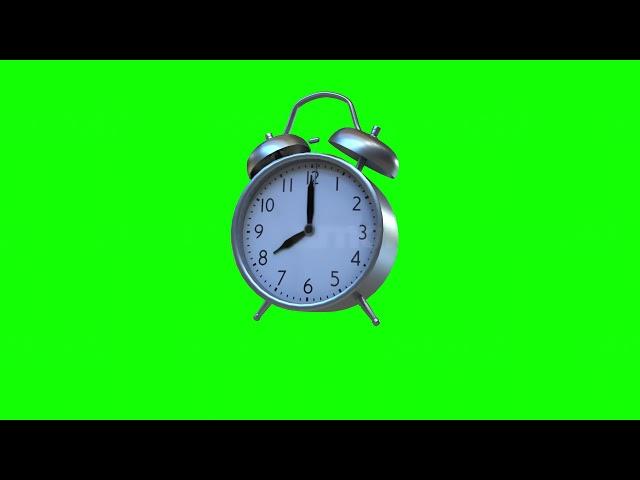 Alarm Clock Green Screen SHORT