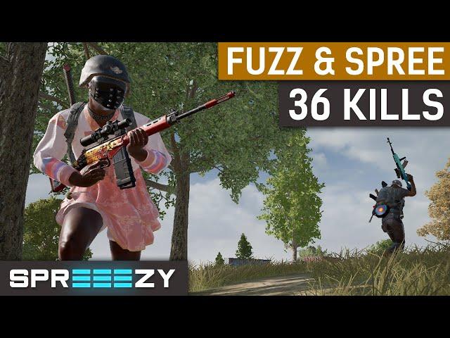 FaZe Fuzzface & sprEEEzy - 36 KILLS DUO - PUBG