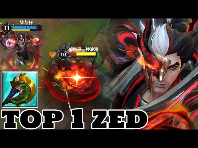 Wild Rift Zed - Top 1 Zed Gameplay Rank Challenger