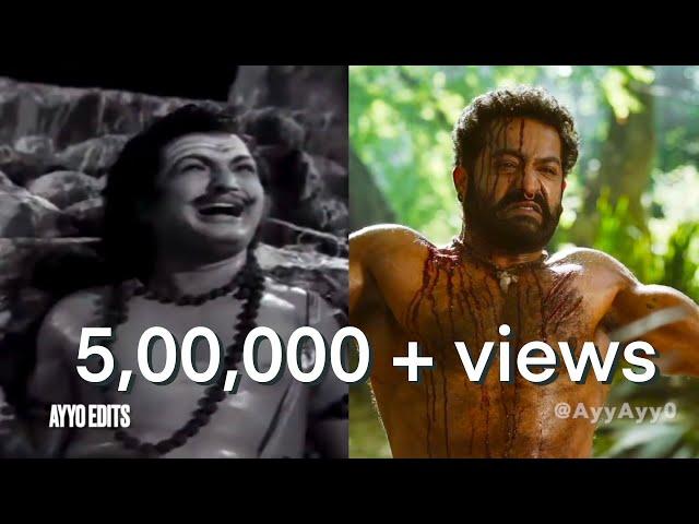 100 years of NTR Tribute + SrNTR-JrNTR Parallels (with ENGLISH SUBTITLES) | Ayyo Edits