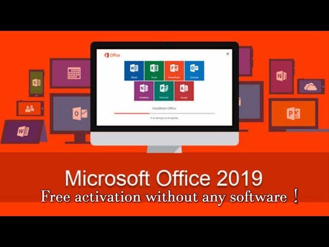 MICROSOFT OFFICE 2019 FREE CRACK + ACTIVATION WITHOUT ANY SOFTWARE ! [EN/FR]