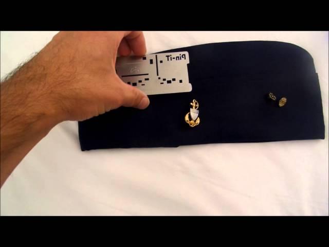 How to use Pin-iT Card with your Garrison Cover military medals, military ribbons