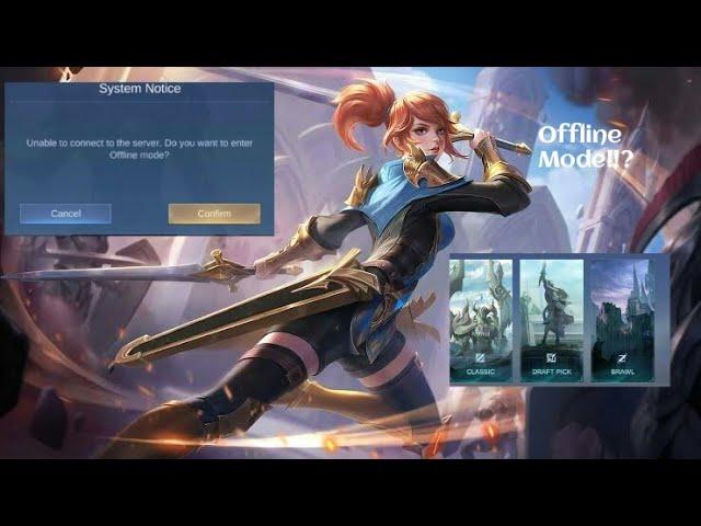 Mobile Legends Offline Mode Gameplay Original Server || Mobile Legends