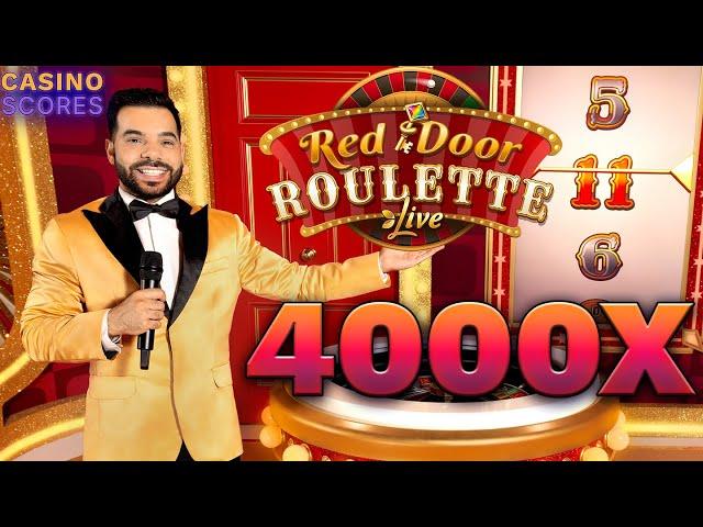 4000X Mega Win on Red Door Roulette