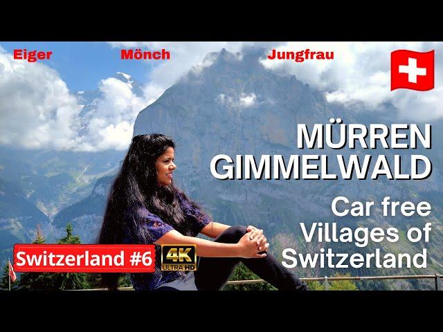  Swiss village you must visit | Lauterbrunnen Murren Gimmelwald Stechelberg by cable car and train