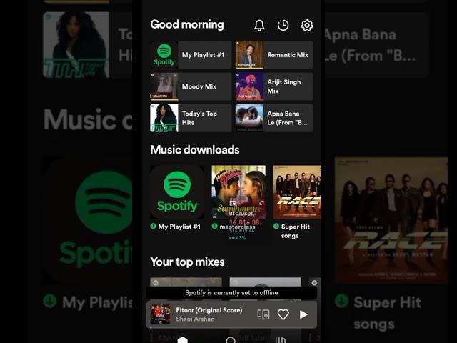 how to turn off offline mode on Spotify/ how to disable offline mode on Spotify