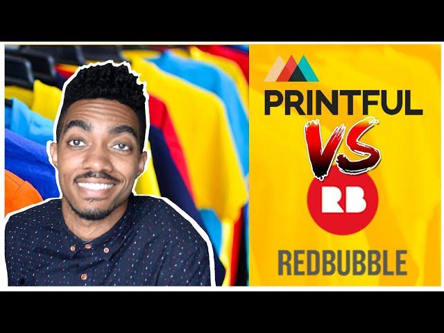 Artist Reviews Printful and Redbubble l Shirt Quality Comparison