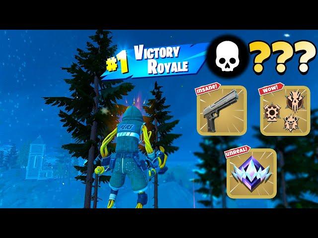 High Elimination Unreal Ranked Solo Zero Build Win Gameplay (Fortnite Chapter 5 Season 3)