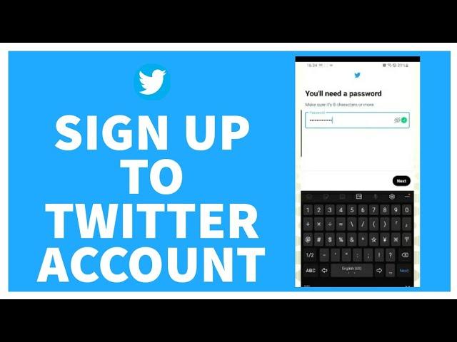 How to Sign Up Twitter 2022? Create New Twitter Account Android | Twitter.com Account Registration |