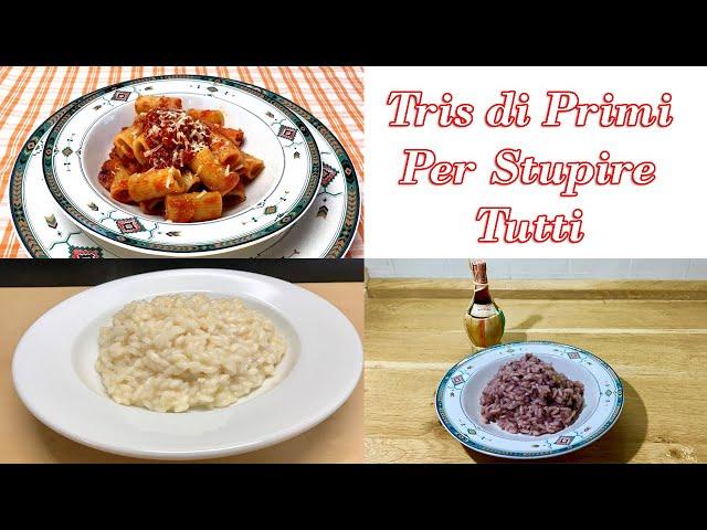 Tris Perfetto di Primi Per Capodanno Facili Per Stupire Tutti - 3 Easy New Year Recipes For Everyone