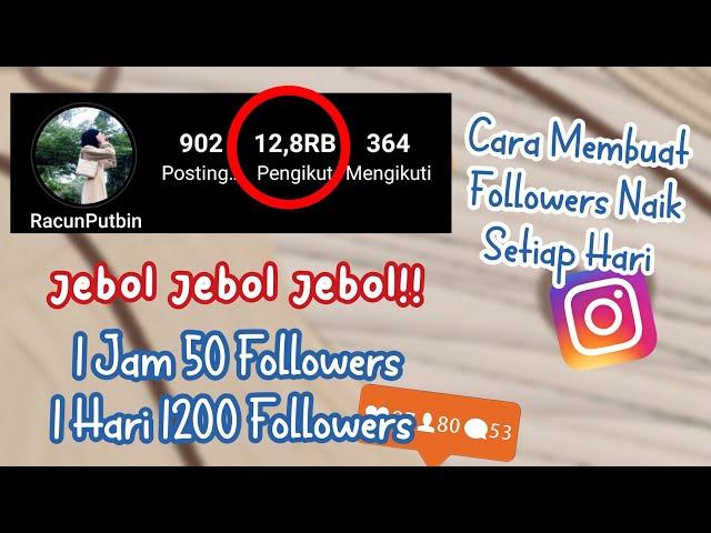 Cara Menambah Followers Instagram Gratis Setiap Hari - Bisa Di ulang Sampai Jebol