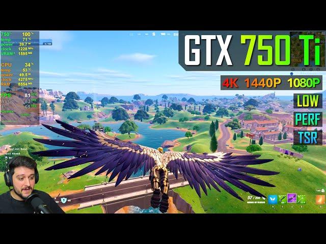 Can the GTX 750 Ti still play Fortnite ?? (Chapter 5)