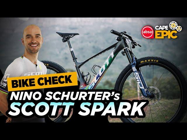 Nino Schurter's Cape Epic Special Edition Scott Spark RC l 2024 Absa Cape Epic