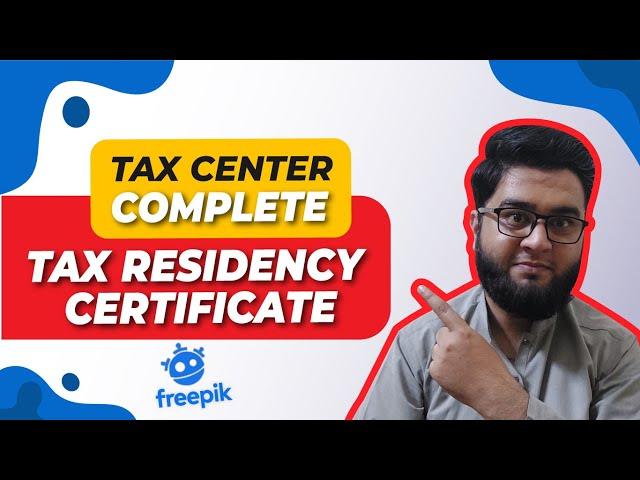 Id document and Tax residency certificate of freepik 2022