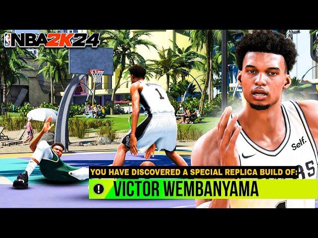 7'2 VICTOR WEMBANYAMA DEMIGOD BUILD has CRACKED NBA 2K24