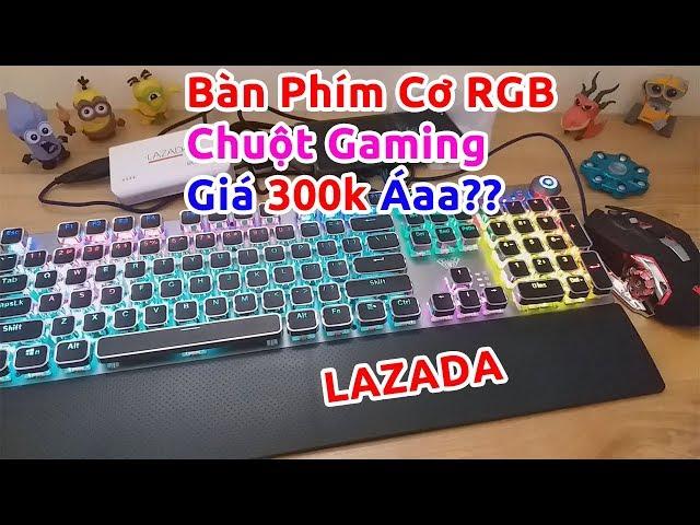 KHÓ TIN với 300k được bộ Bàn Phím Cơ và Chuột Game Thủ trên Lazada