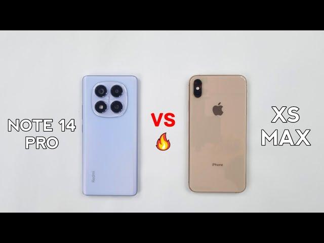 Redmi Note 14 Pro vs iPhone Xs Max Speed Test & Comparison