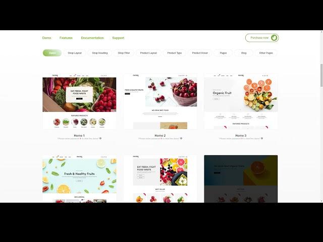 FruitBee - Organic Food Natural Responsive Shopify Theme organic theme organic shop