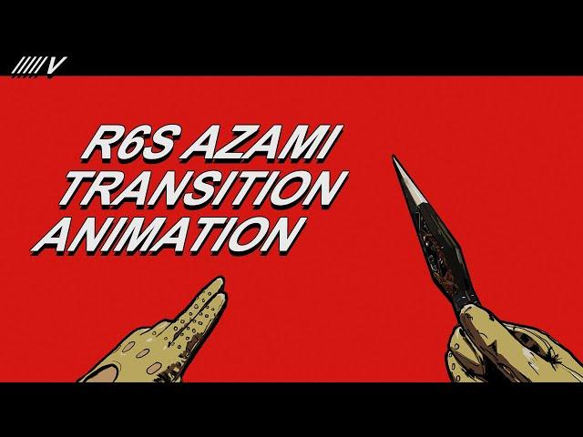 Rainbow Six Siege: Azami Animation for Transitions