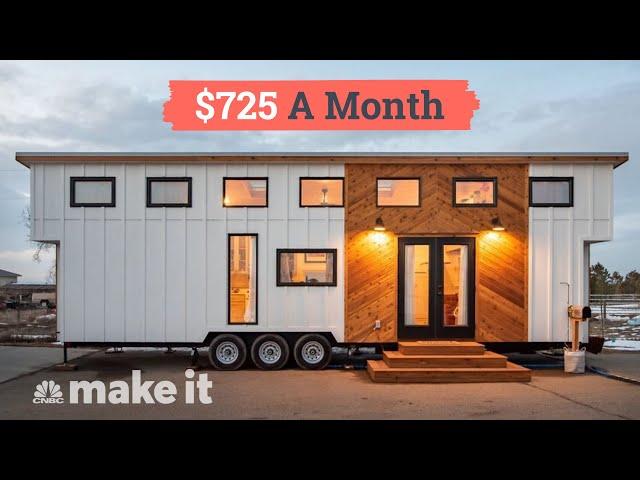 Living In A Luxury Tiny Home On Wheels For $725 A Month | Unlocked