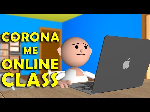 CORONA ME ONLINE CLASS | MSG TOONS Comedy Funny Video Vine | Desi Comedy Video | Classroom Comedy