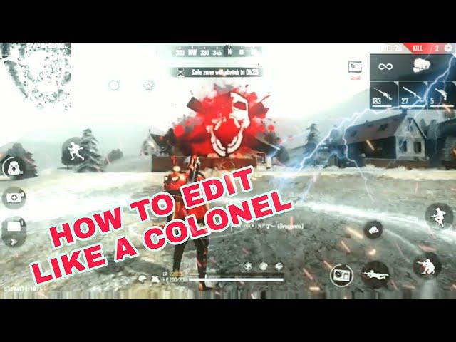 How To Edit Free Fire video Like Colonel Or RUOK FF |Slowmotion FreeFire Video Color greding Montage