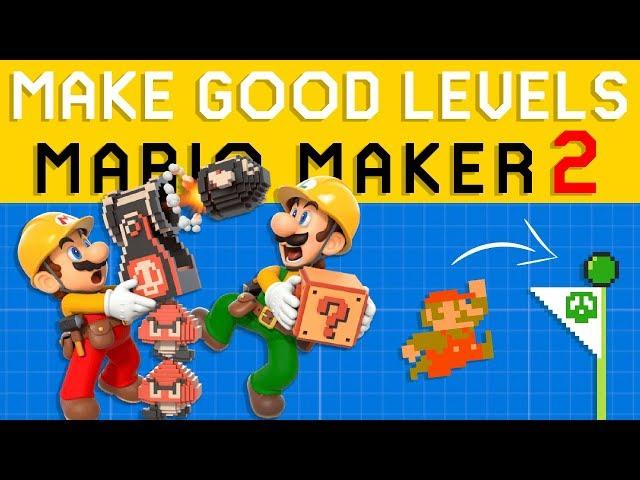 Basic Super Mario Maker 2 Level Design - How to Make GOOD Levels!