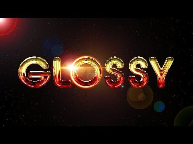 Glossy Text Effect - Photoshop Tutorial (CPDemy)