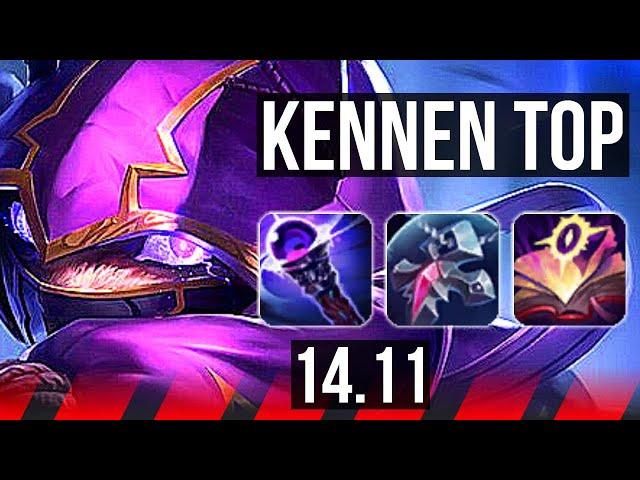 KENNEN vs SHEN (TOP) | Rank 1 Kennen, Rank 5, 46k DMG, 12/3/12, Godlike | NA Challenger | 14.11