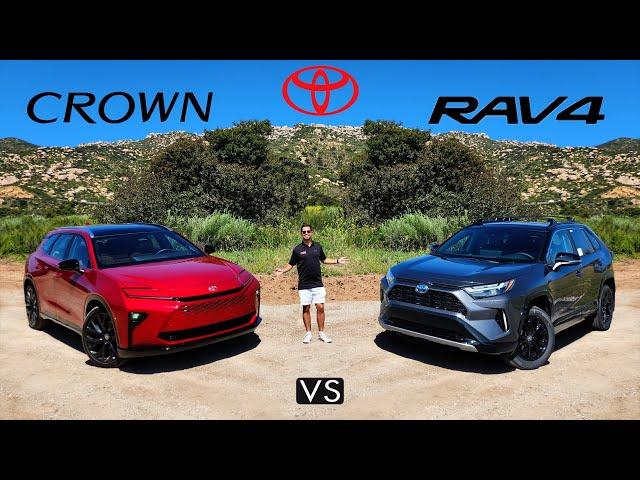 SIBLING RIVALS! -- 2025 Toyota Crown Signia vs. 2024 Toyota RAV4: Comparison