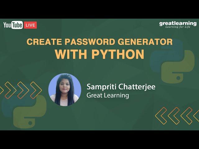 How To Create Password Generator With Python | Great Learning