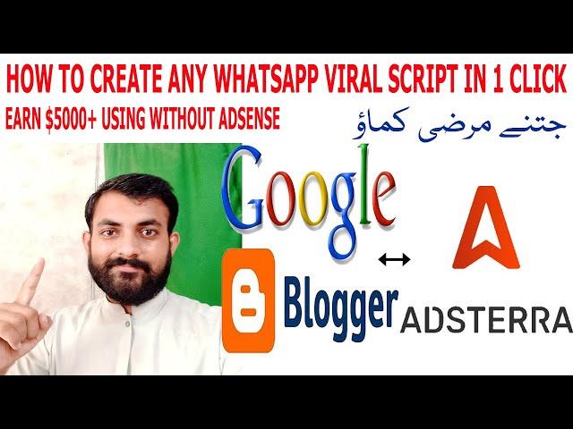 How to create any WhatsApp Viral Script in Single Click | Earn $5000+ without Adsense