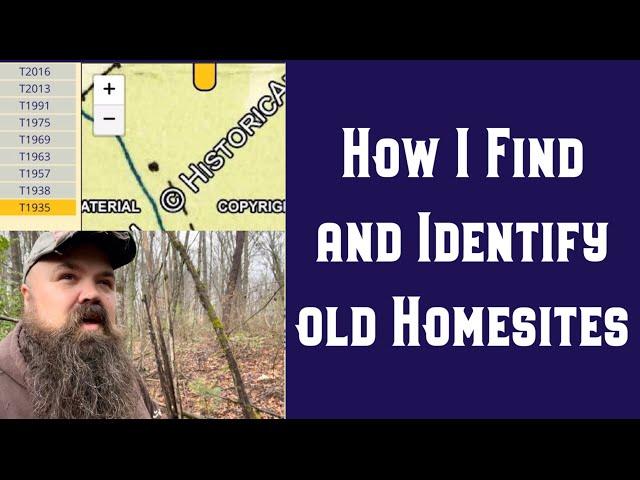 Tricks I Use To Find OLD Homesites So I Can Metal Detect And Bottle Hunt!