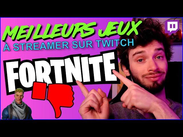 COMMENT CHOISIR QUEL JEU STREAMER SUR TWITCH