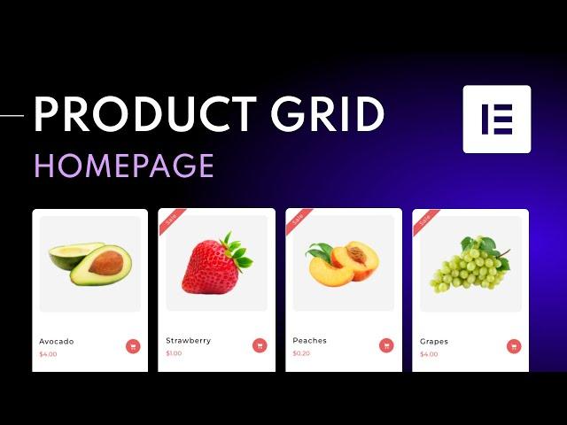 How To Make A Elementor Product Grid On The Homepage | coDesigner