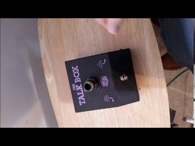 How to Connect and Play a Talk Box for Electric Guitar