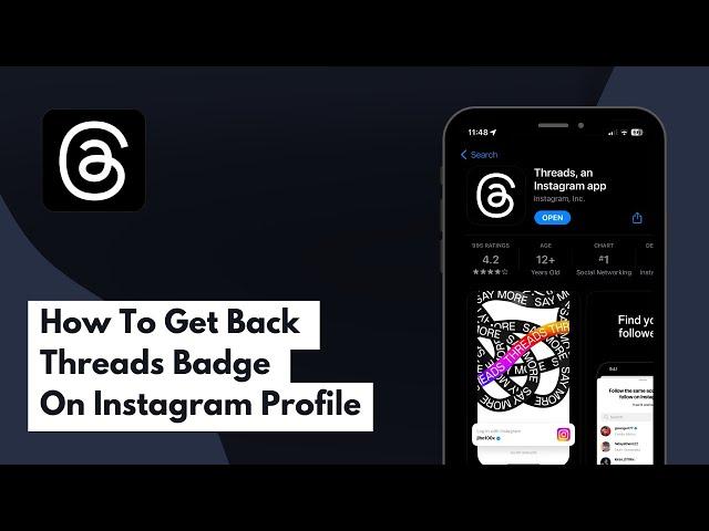 How To Get Back Threads Badge On Instagram Profile (Full Guide)