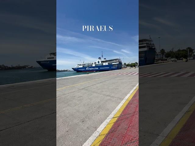 Piraeus Harbour #2024 #vlog #travel #greece #port #harbour