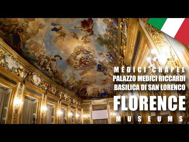 Medici Chapels - Palazzo Medici Riccardi - Basilica Di San Lorenzo - Florence Museums - 4k UltraHD