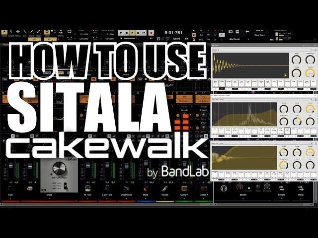 How To Use Sitala In Cakewalk by Bandlab | Tutorial | Best Free DAW | Free Plugin