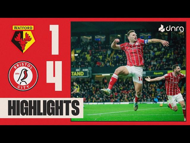 CITY ON FIRE ON BOXING DAY!  Watford 1-4 Bristol City | Highlights